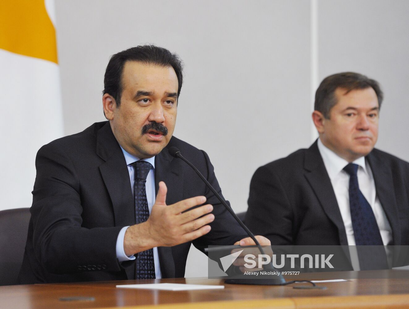 Karim Masimov and Sergei Glazyev