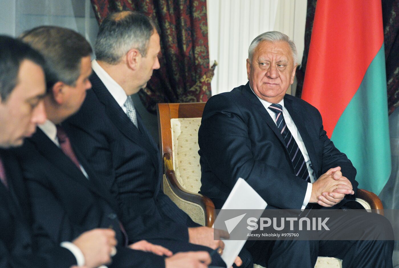 Belarusian Prime Minister Mikhail Myasnikovich