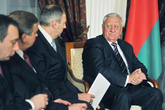 Belarusian Prime Minister Mikhail Myasnikovich
