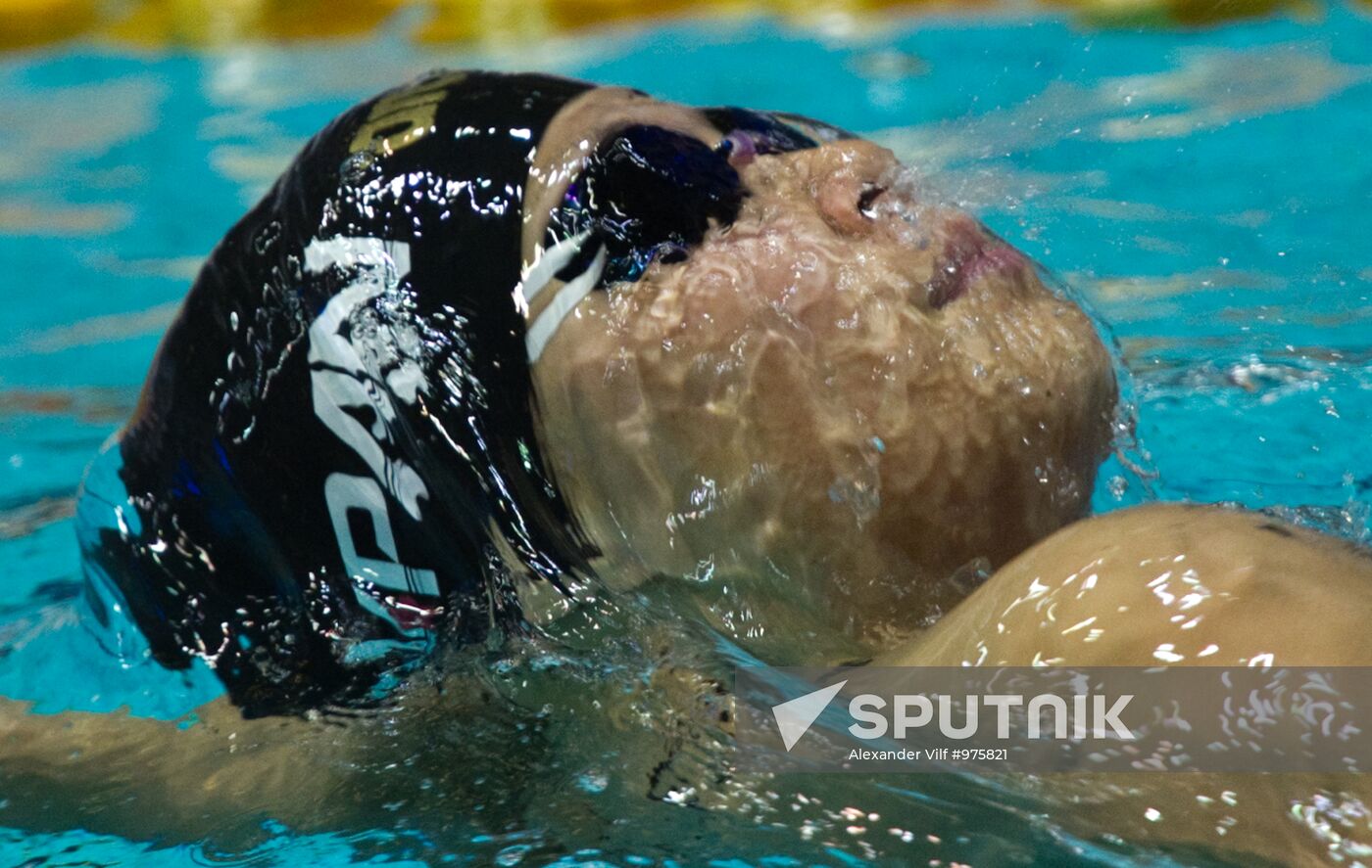 2011 World Swimming Cup Third round. Finals