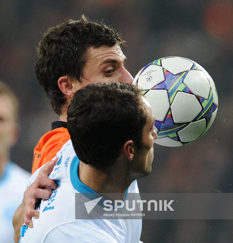 UEFA Champions League. Shakhtar Donetsk vs. Zenit St. Petersburg