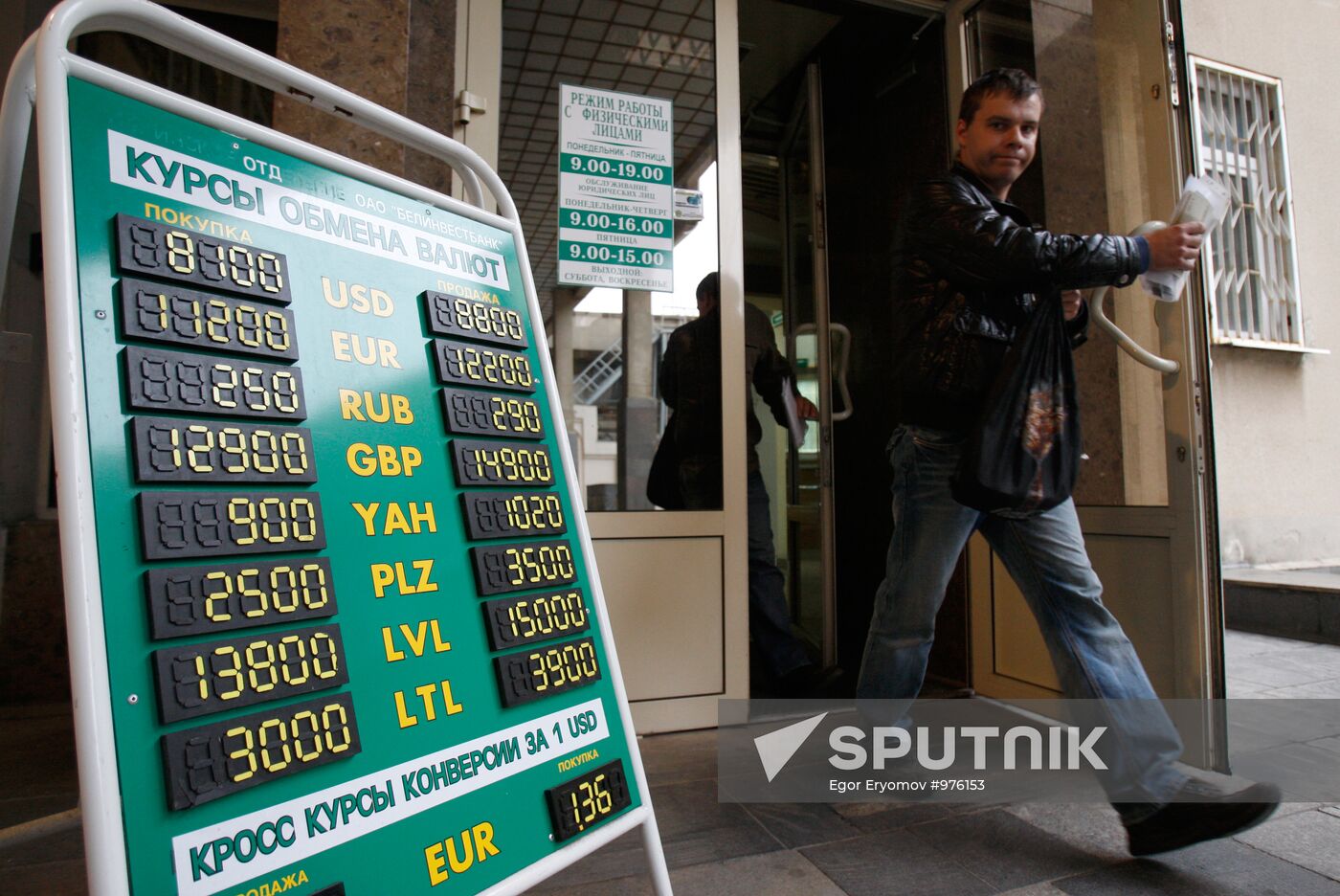 Belarusian ruble rate