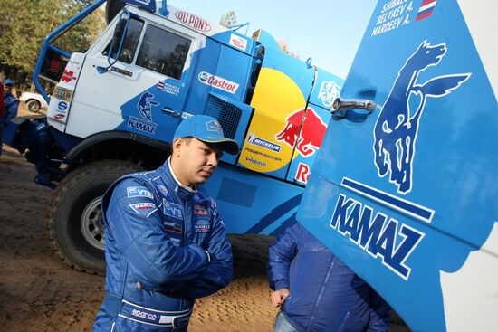 Motorsport. Russian team "KamAZ - Master"