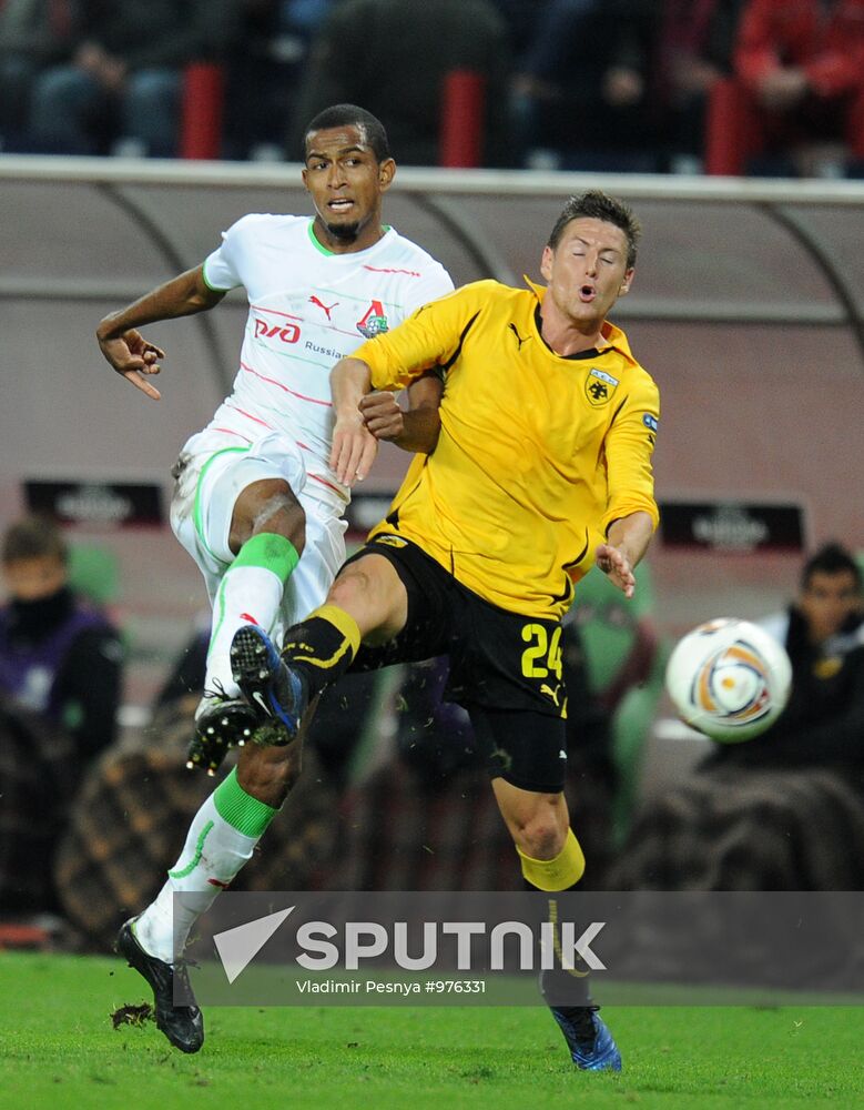 Football European League. Match "Locomotive" - AEK (Greece)