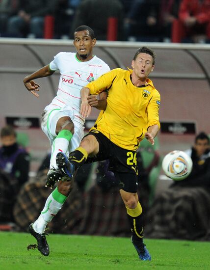 Football European League. Match "Locomotive" - AEK (Greece)