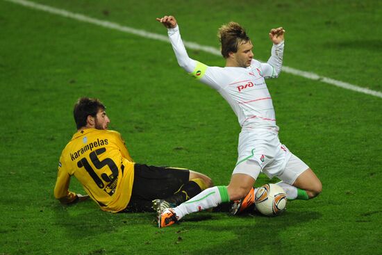 Football European League. Match "Locomotive" - AEK (Greece)