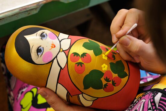 Work of "Khokhloma Painting" factory