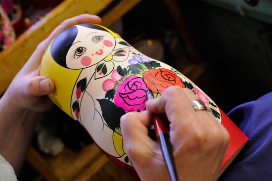 Work of "Khokhloma Painting" factory