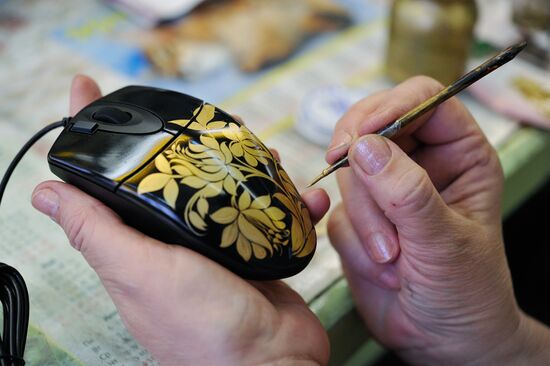 Work of "Khokhloma Painting" factory