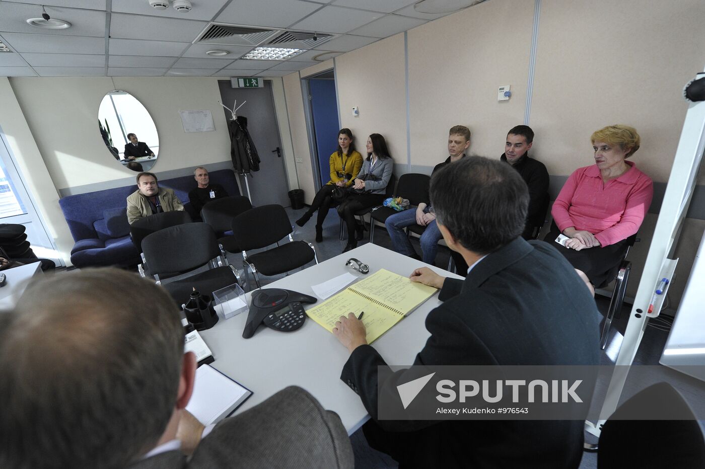 Air traffic control at Domodedovo airport