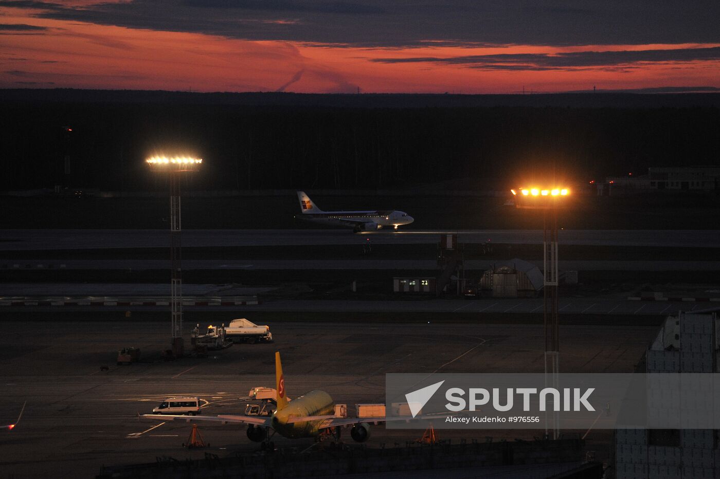 Air traffic control at Domodedovo airport