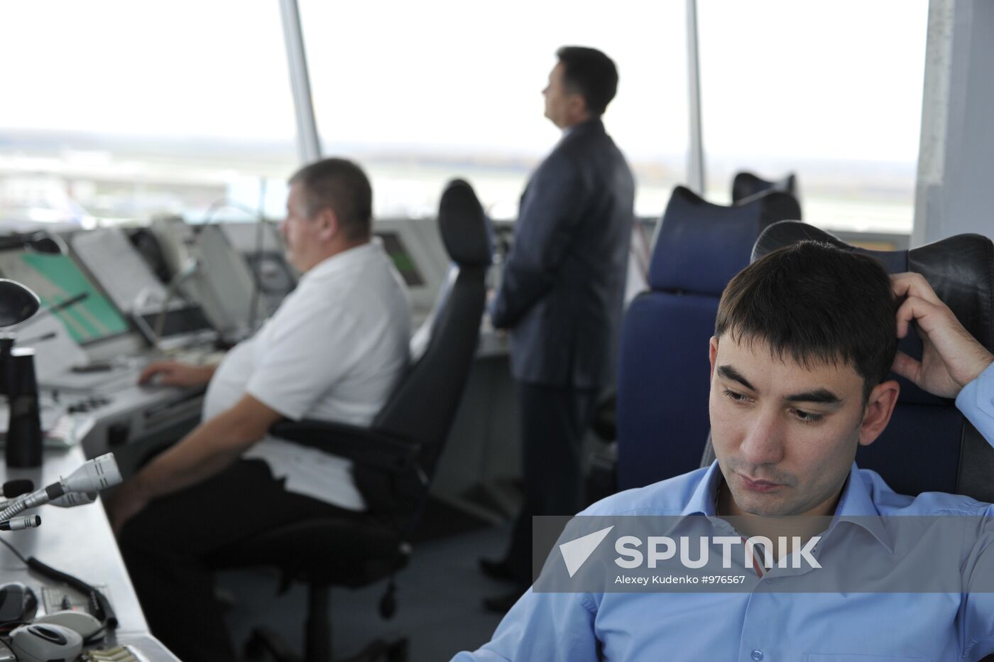 Air traffic control at Domodedovo airport