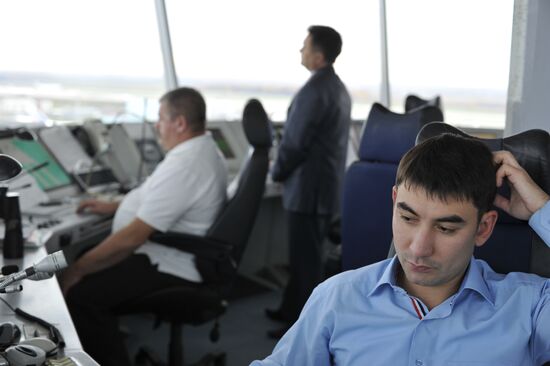 Air traffic control at Domodedovo airport