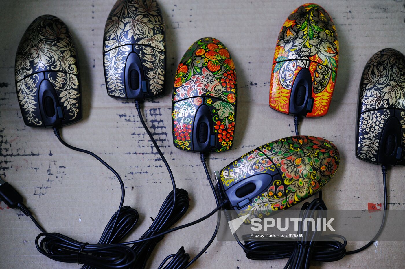 Work of "Khokhloma Painting" factory