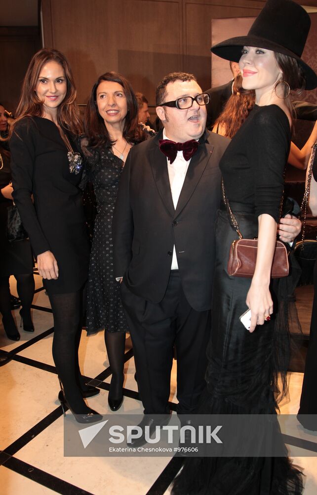 Reception for visiting head of Lanvin fashion house Alber Elbaz