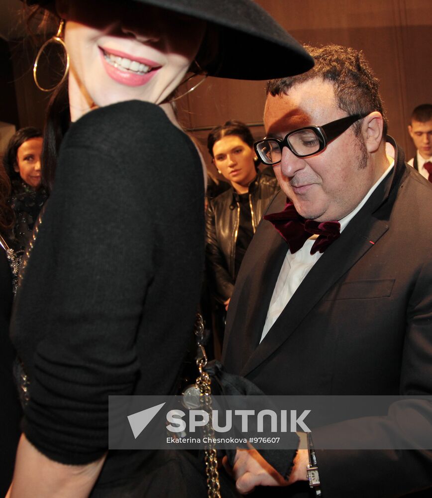 Reception for visiting head of Lanvin fashion house Alber Elbaz