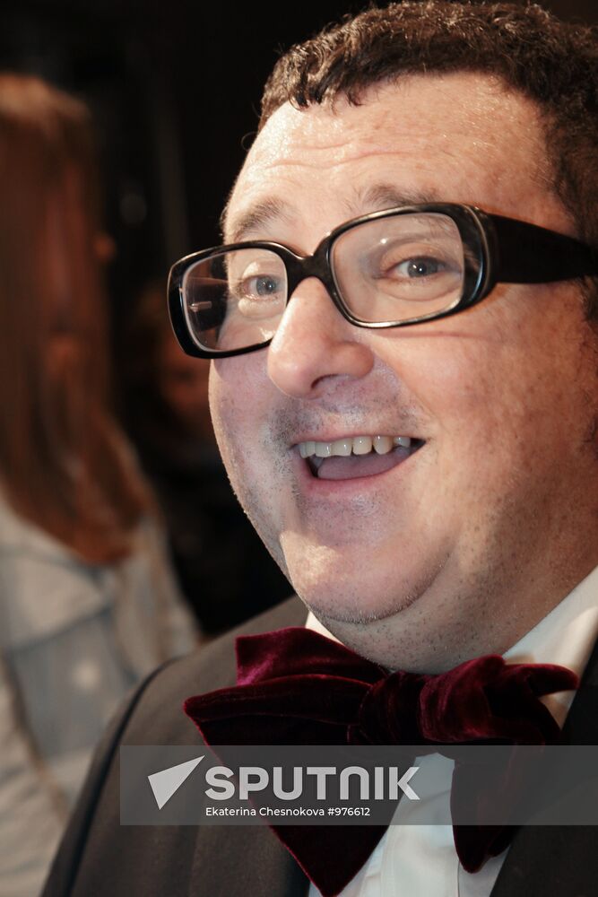 Reception for visiting head of Lanvin fashion house Alber Elbaz