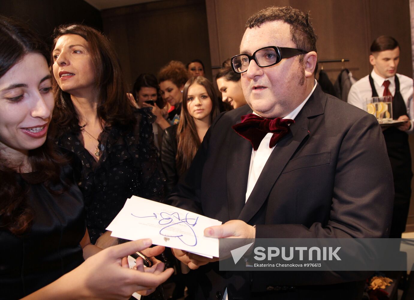Reception for visiting head of Lanvin fashion house Alber Elbaz