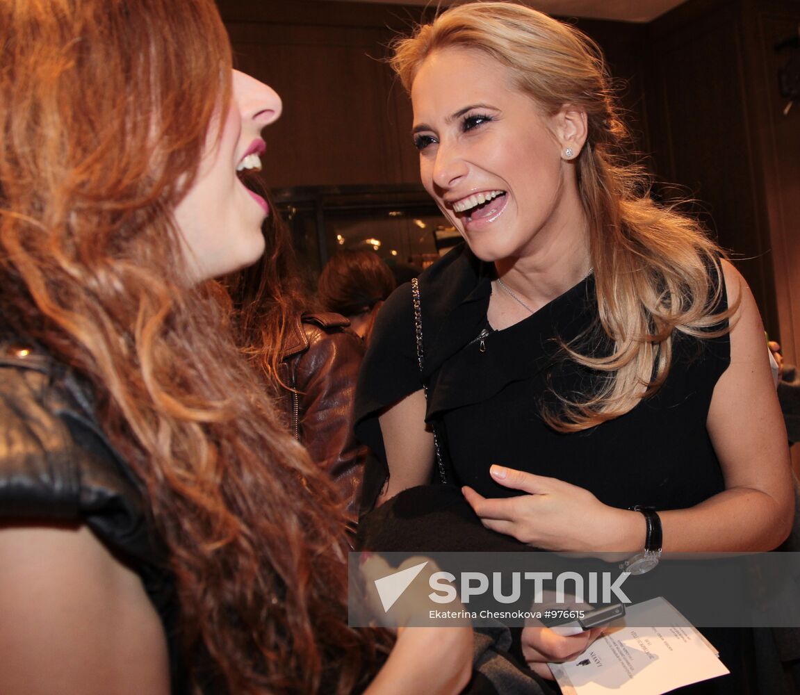 Reception for visiting head of Lanvin fashion house Alber Elbaz