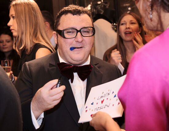 Reception for visiting head of Lanvin fashion house Alber Elbaz