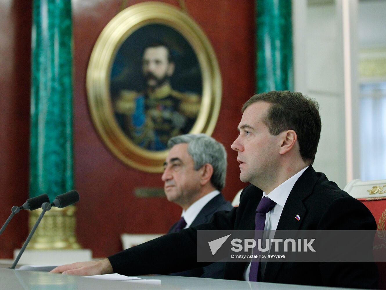 Armenian President Serzh Sargsyan visits Russia