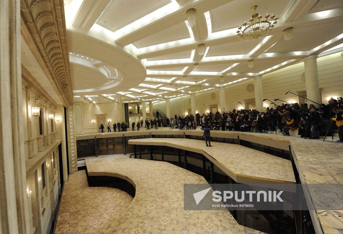 Interiors of Bolshoi Theater after renovation