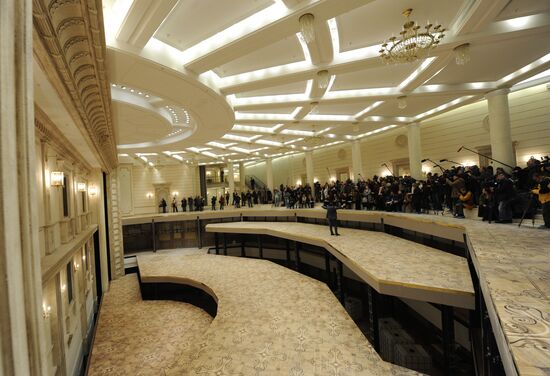 Interiors of Bolshoi Theater after renovation