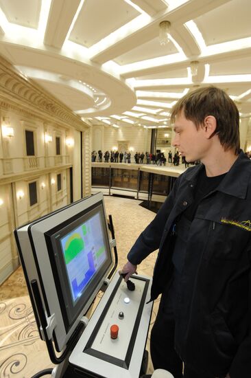 Interiors of Bolshoi Theater after renovation