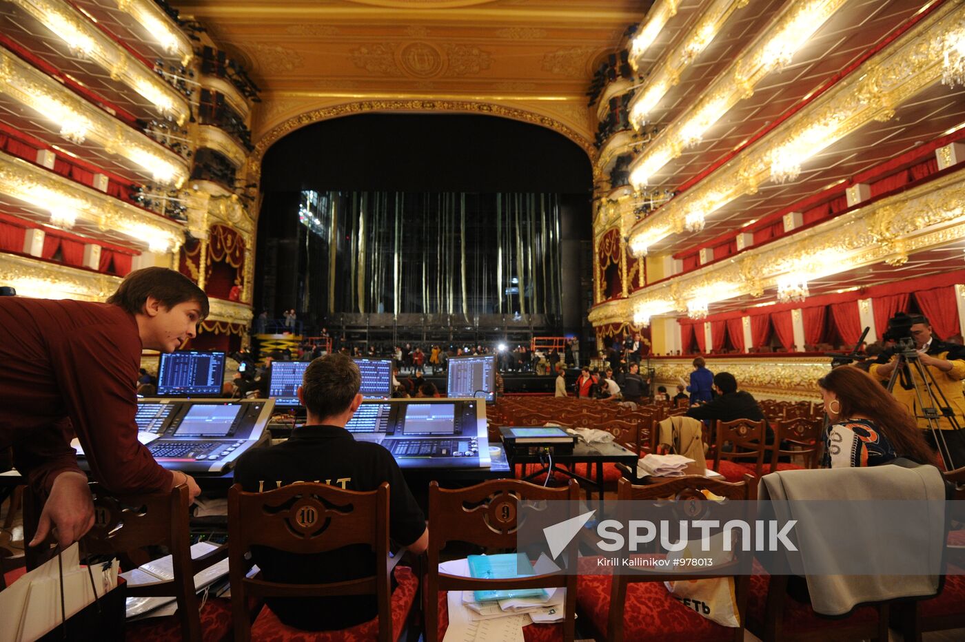 Interiors of Bolshoi Theater after renovation