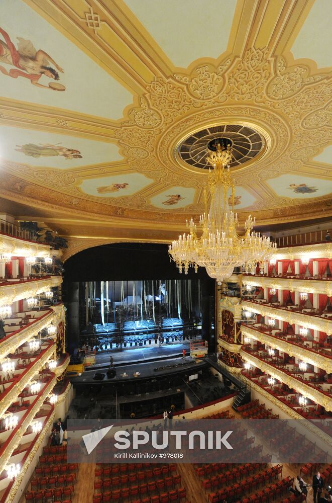 Interiors of Bolshoi Theater after renovation