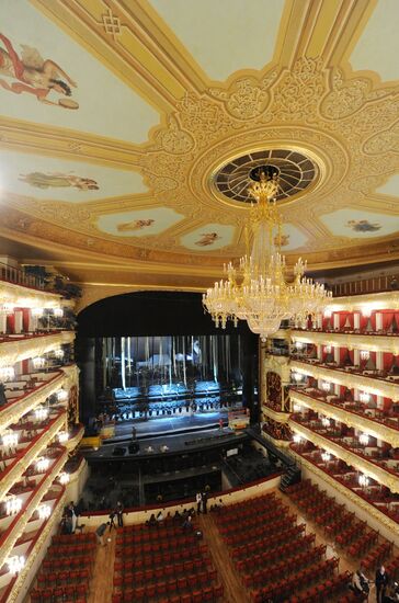 Interiors of Bolshoi Theater after renovation