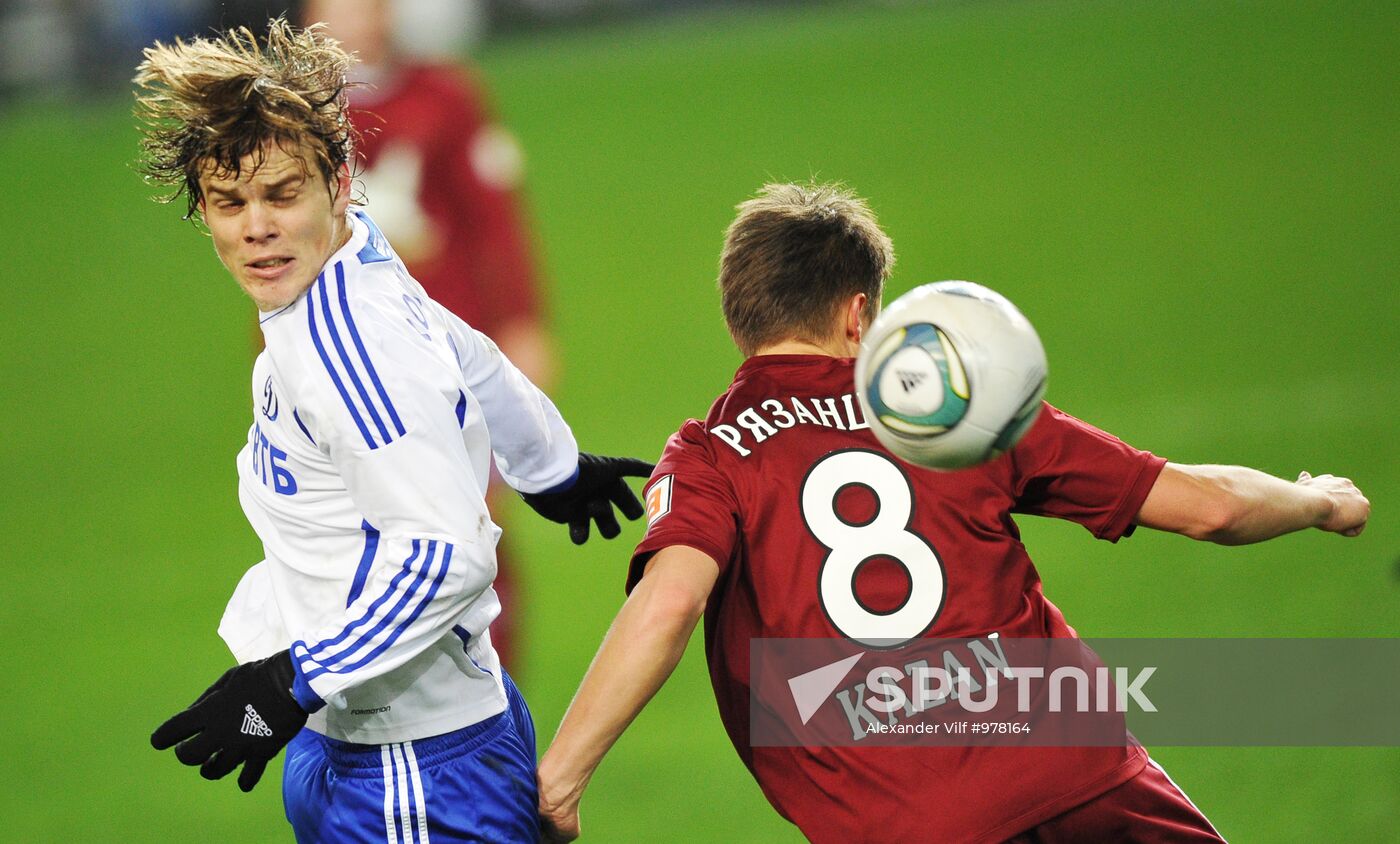 Football RFPL. Match "Dynamo" (Moscow) - "Rubin" (Kazan)