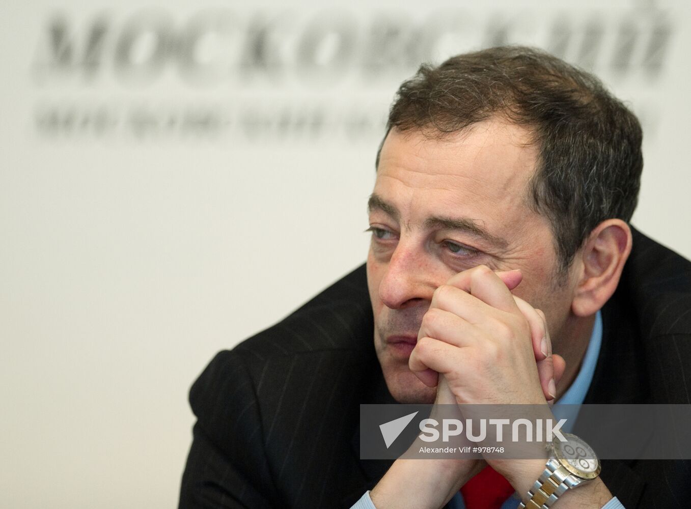 Press Conference of Italian singer Robertino Loretti in Moscow
