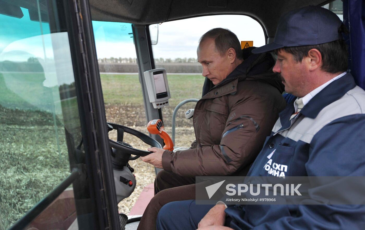 Dmitry Medvedev, Vladimir Putin visit Stavropol