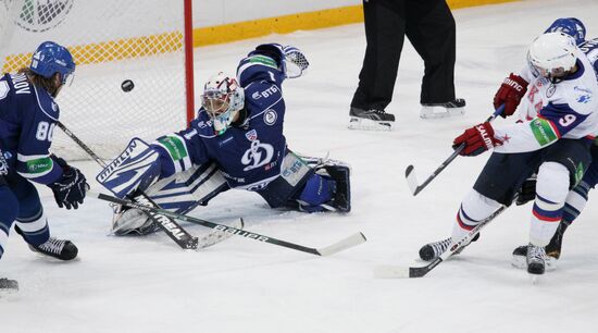 Ice hockey. KHL. Dynamo Moscow vs. SKA St. Petersburg