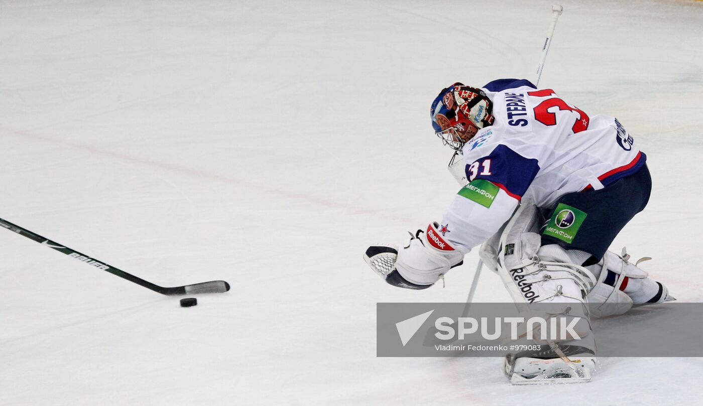 Ice hockey. KHL. Dynamo Moscow vs. SKA St. Petersburg