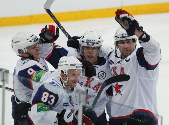 Ice hockey. KHL. Dynamo Moscow vs. SKA St. Petersburg
