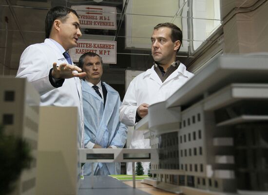 Dmitry Medvedev visits Stavropol Regional Vascular Center