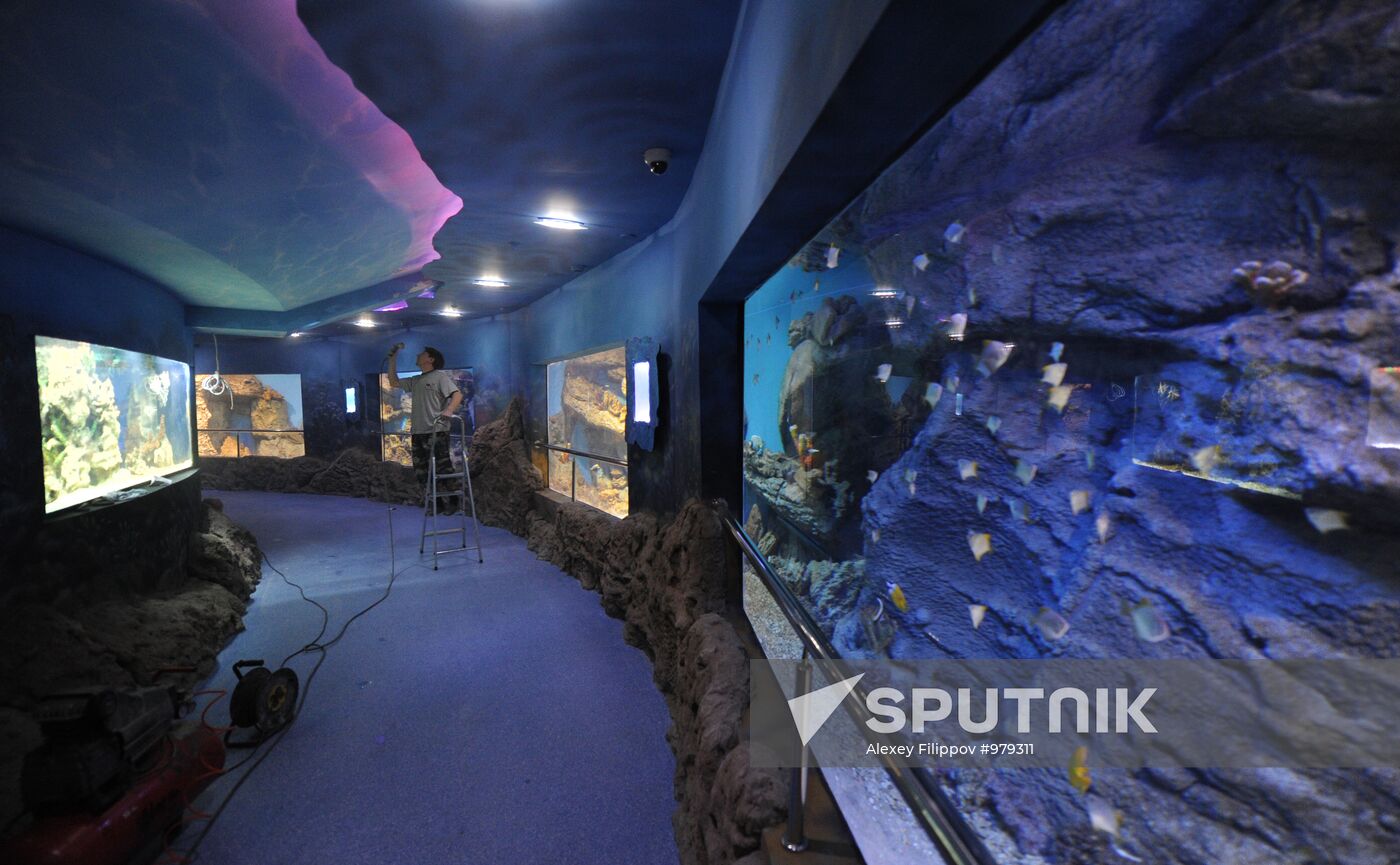 Moscow Oceanarium prepares for opening