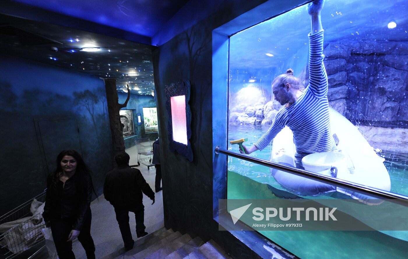 Moscow Oceanarium prepares for opening