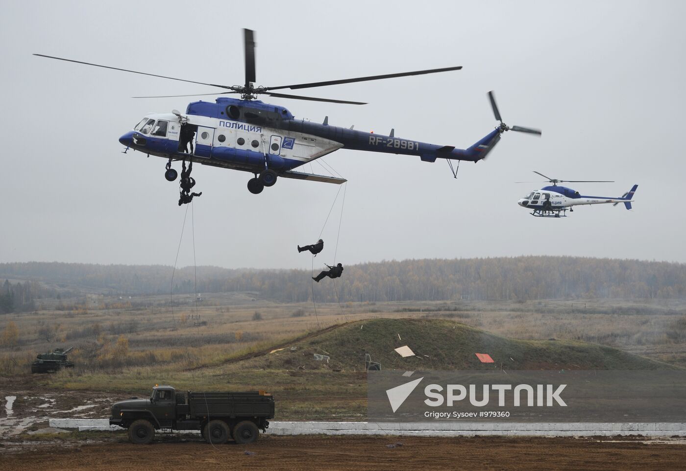 Military equipment show at Interpolitex 2011 exhibition