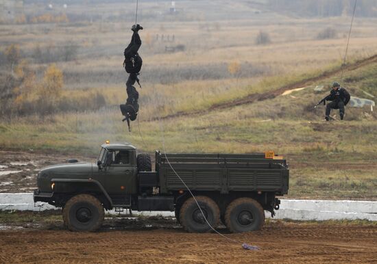 Display of equipment at Interpolitex 2011 exhibition