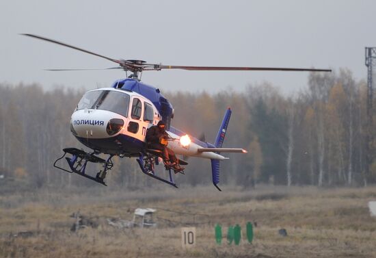 Display of equipment at Interpolitex 2011 exhibition