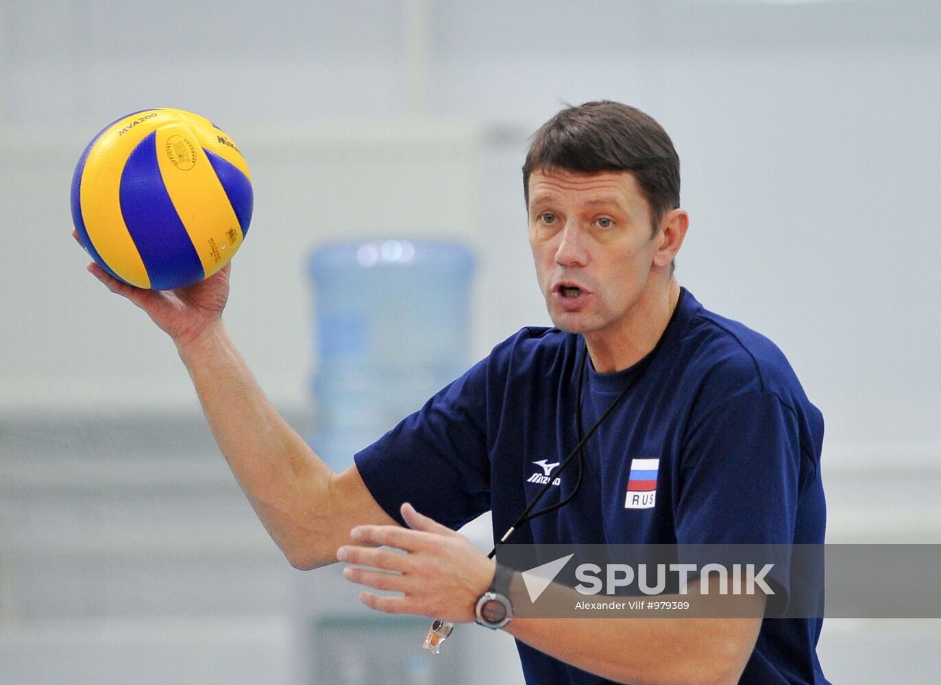 Volleyball. Russian national team holds training session