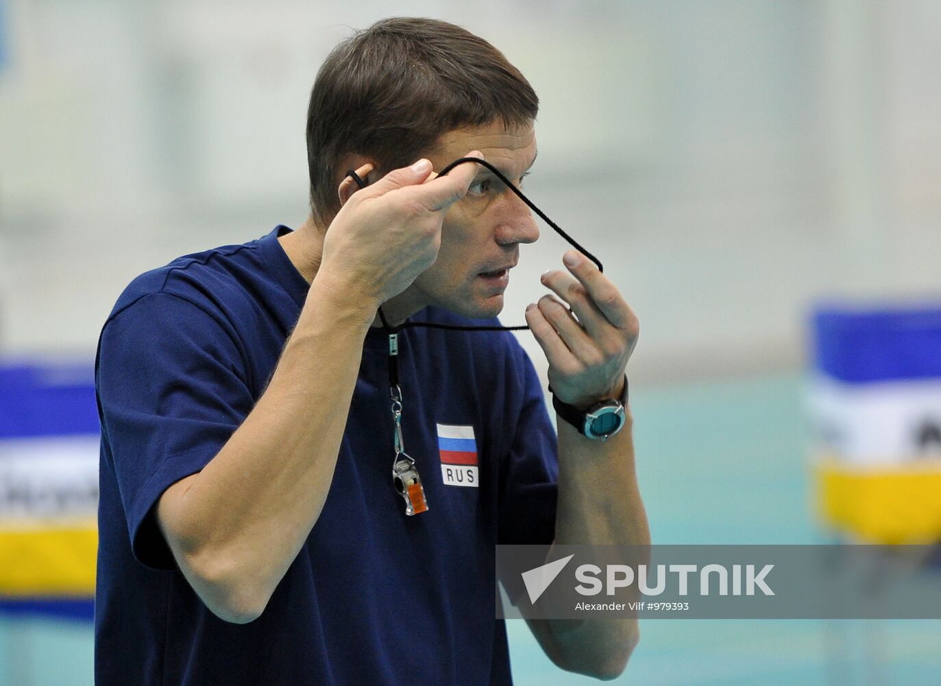 Volleyball. Russian national team holds training session