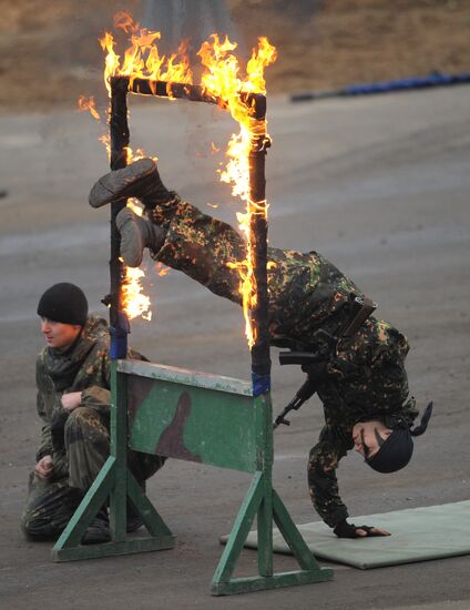 Display of equipment at Interpolitex 2011 exhibition