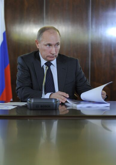 Vladimir Putin chairs All-Russia People's Front council meeting