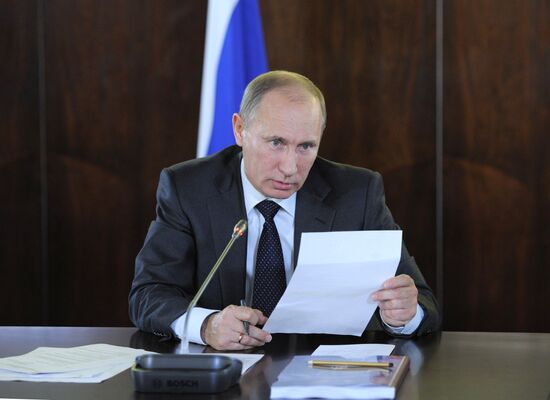 Vladimir Putin chairs All-Russia People's Front council meeting