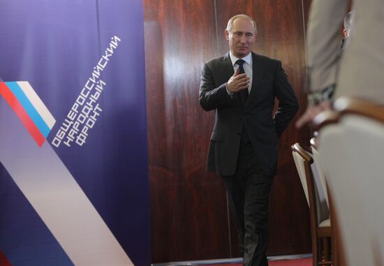 Vladimir Putin chairs All-Russia People's Front council meeting