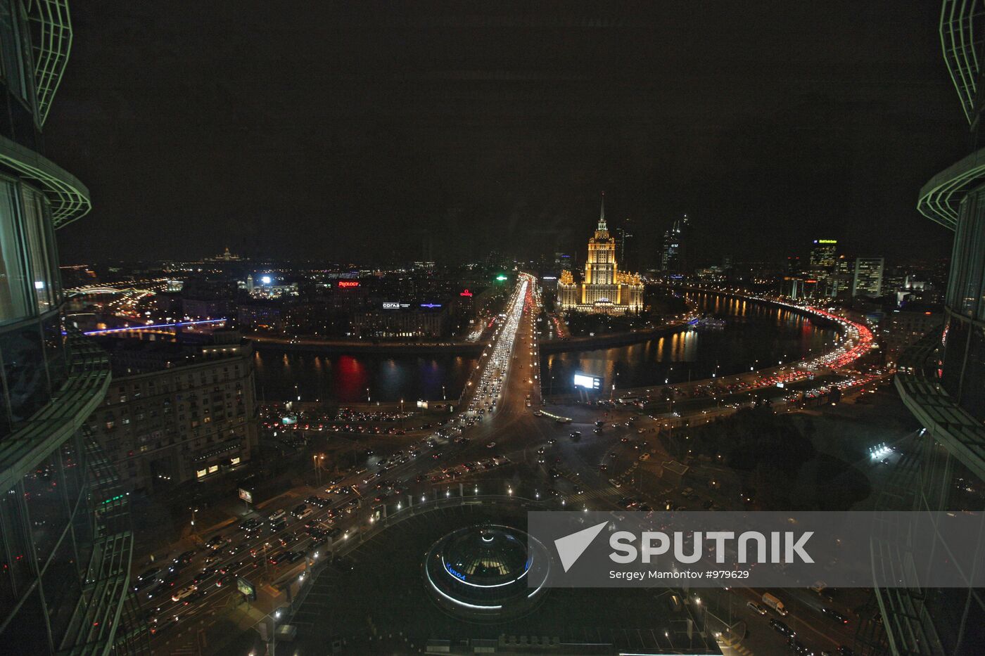 Night view of Moscow